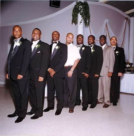 Jp, Brooks, Sam, Kevin Lawrence,
Reggie, Rick, Sebastian & Kevin
(Fall 1988 Line Brothers - Alphas)
